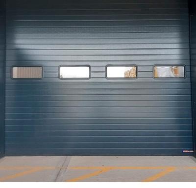 China ABYAT Modern Black Color Garage Door High Quality Interior Home Aluminum Bi Fold Garage Door Spring for sale