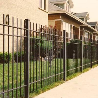 China ABYAT Wholesale Steel Fence Wroght Iron Fence Gates Easily Assembled Steel Barrier for sale