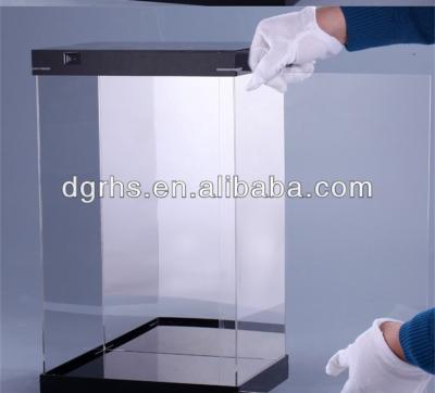 China 2 Sided Eco - Friendly Acrylic Transparent Cube Lucite Product Display Boxes for sale