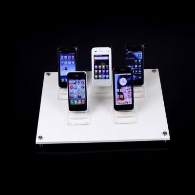 China Durable and Modern Unique Display Stand Mobile Cell Phone Case Accessory Acrylic Display for sale