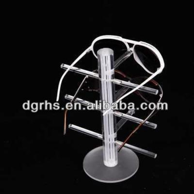 China Reading glass display stand acrylic rhs for sale