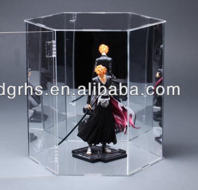 China Factory Wholesale Clear Durable Toy Showcase Plexiglass Acrylic Toy Display for sale