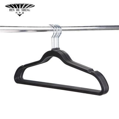 China Anti-skid Multifunctional Clothes Rotate Hanger Plastic Link Tops Coat Hanger for sale