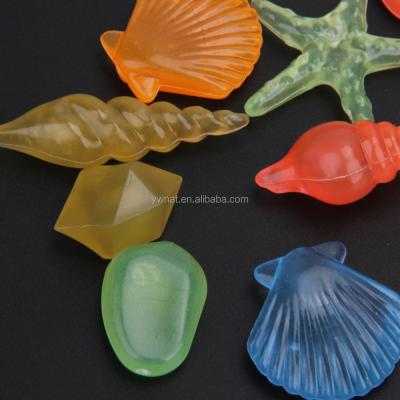 China Luminescent Luminescent Artificial Decoration 8in1 Pebble Stone Aquarium Fish Tank Decoration for sale