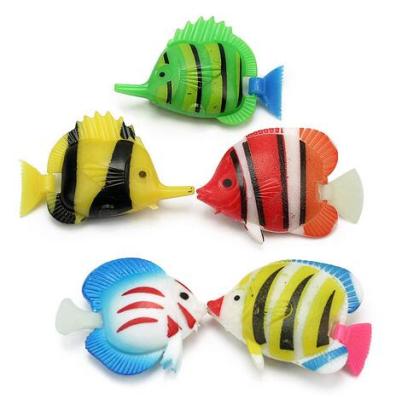 China viable aquarium decorate simulation plastic fish, gold plastic fish for sale