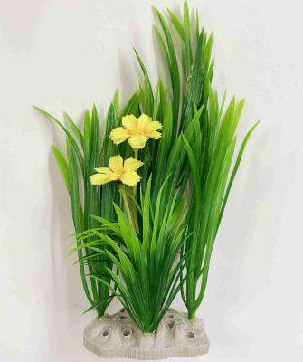 China Manuafactoty Sustainable Design Plants Decoration Fish Tank Accessories Artificial Plastic Fish Tank for sale