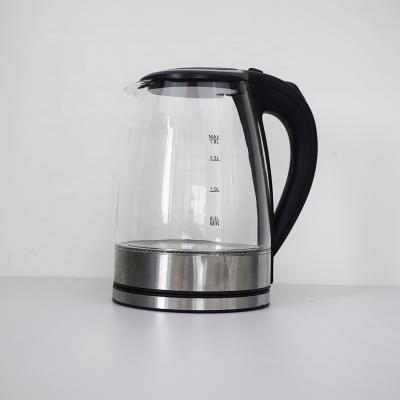 China New Arrival High Quality Glass Jug Rotating Glass Electric Kettle New Arrival 360 Degree Base Electric Tea Kettle for sale