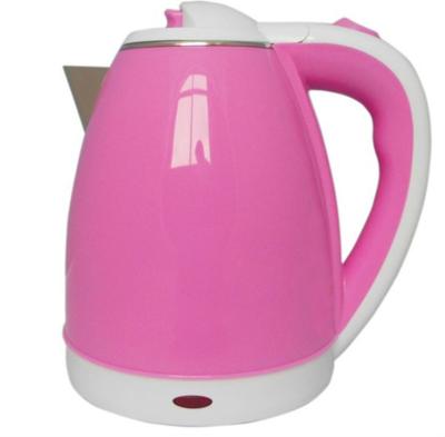 China Basic Plastic Electric Kettle 360 ​​Degree Rotating Hot Plate Double Wall In Guangdong for sale