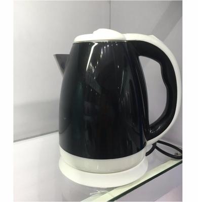 China 360 Degree Rotating Base 1.8L Electric Kettle With Handle Electric Kettle Plastic White Water Heater for sale