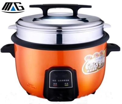 China Hotel Orange Color 10L 1600W Large Size Commercial Rice Cooker For Restaurant And Hotel Use for sale