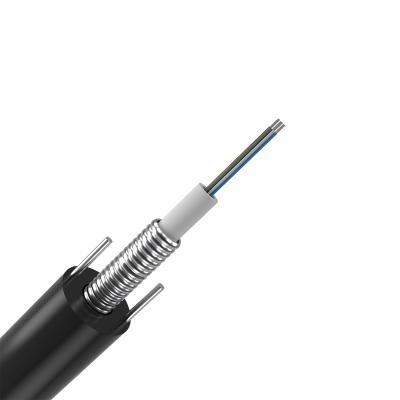 China FTTH FTTxFTTB Outdoor Network G652A Fiber Optic Cable GYXTW 6 Core Singlemode Fiber Optic Cable Per Meter Price Factory Direct Sales for sale