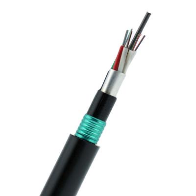 China FTTH FTTxFTTB Network Fiber Optic Cable 8 Core Single Mode Cable Direct Buried Armored Fiber Optic Price Double Per Meter GYTA53 for sale