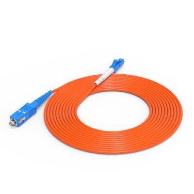 China Indoor And Outdoor General Telecommunication Multimode Gigabit Jumper SC-LC Single Core Fiber Cable FTTH Per Meter Price for sale