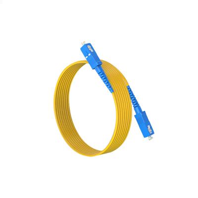 China FTTH FTTB FTTX Network 2.0mm 3.0mm Length 1m 2m 3m 5m 10m SC/UPC Singlemode Fiber Patch Cord for sale