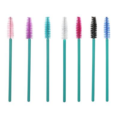 China Beauty Care Make Tools Disposable Nylon Mascara Wands Eyelash Brush lash brush Eyebrow Brush for lash extension for sale