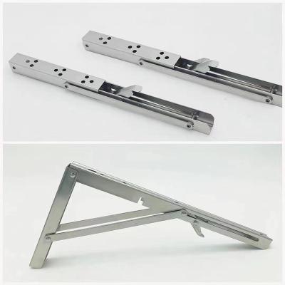 China Wall Corner Bracket Rafter Tie Bracket Stainless Folding Shelf Wall Bracket for sale