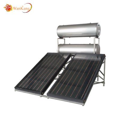 China Popular Flat Panel Water Heater Wksolar Flat Plate Solar Water Collectors Solar Water Heater for sale