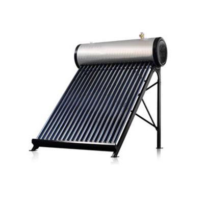 China Outdoor non-pressurized vacuum tube solar 100L solar water heater system for sale