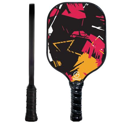 China Single Pickleball Paddle Personality Carbon Graphite Ribbed Non-Slip Comfort Pad Grip | PK-GF-3 Honeycomb Core for sale