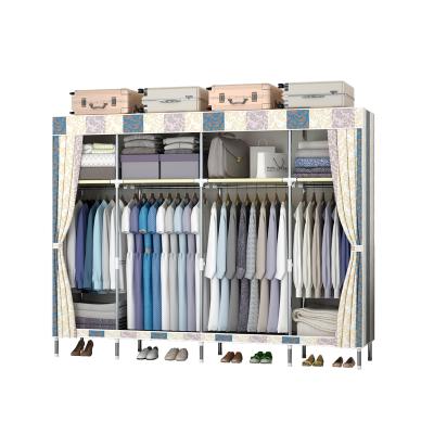 China (Others) 16mm Steel Pipe Cabinet Storage Organizer DIY Metal Adjustable Wardrobes for sale