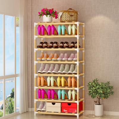 China Commercial Wooden Shoe Rack Rack (Other) Alibaba Adjustable Shoe Shelf Organizer Storage Cabinet for sale