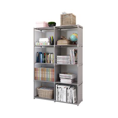 China Contemporary Steel 12mm Rack Contemporary Steel 12mm Storage Tube Portable Bookshelf Storage Cabinet Kids Bin for sale