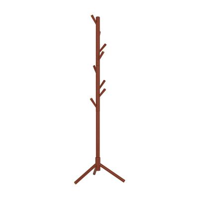 China High grade adjustable classic multi-functional floor wooden tree coat (the other) racks free standing clothes coat rack for sale