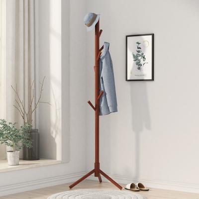 China Modern Cheap Hot Adjustable Hanger Movable Modern Wooden Variety Show Entrance Hall Tree Lobby Sale Standing Clothes Coat Rack (Other) For Hanging for sale