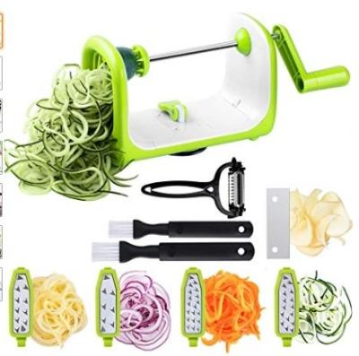 China Veggie Spiralizer Slicer, Veggie Spiralizer Blade, Best Veggie Pasta Spaghetti Upstar 5 Maker for Low Carb/Paleo/Gluten-free TV-H1901072 for sale