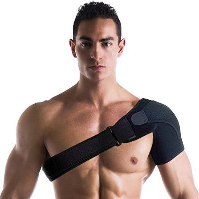 China Anti-allergy Gym Sport Neoprene Compression Posture Corrector Adjustable Wrap Shoulder Compression Elastic Orthopedic Shoulder for sale