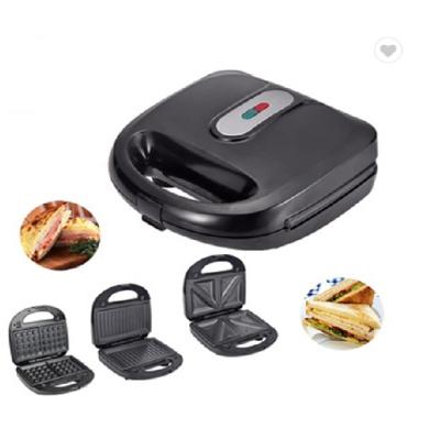 China Hot sale household sandwich maker bread toaster with detachable plate for sale