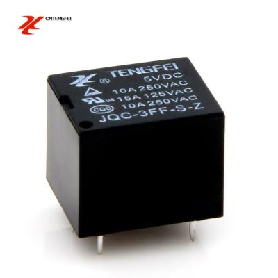 China 5v z 5pin relay five pin relay jqc-3ff-5v-S-H T73 sealed relay 10A 250VAC for sale