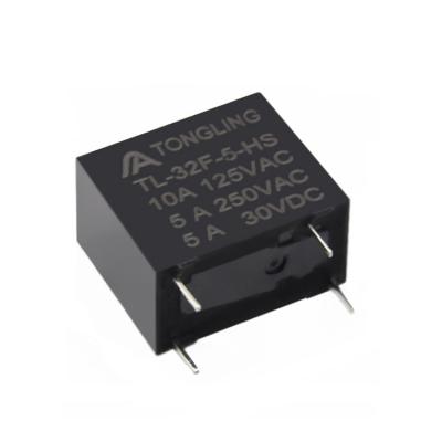 China Joint Type 32F Relays 5V 0.45W 4Feet Open Form 5A Mini Relay JZC-32F for sale