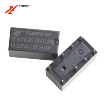 China Relay 24v 2a 4078 Power Relay 4078-2C-24V 0.2W Sealed Relays for sale