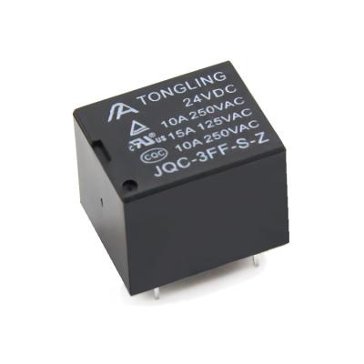 China Relay Wholesale JQC-3F SRD-24VDC-SL-C T73 24V 5 Pin 10A Sealed Relay for sale