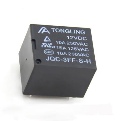 China JQC-3F T73 5PIN SPDT Cube Sealed Electromagnetic Relay 5V 6V 9V 12V 24V 10A Suger Small for sale