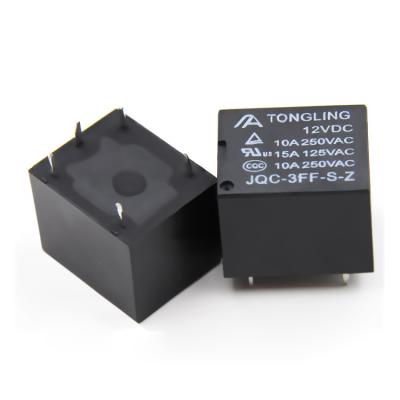 China JQC-3F T73 5 Pin 12V Relay Miniature Sealed Relay Type For PCB for sale