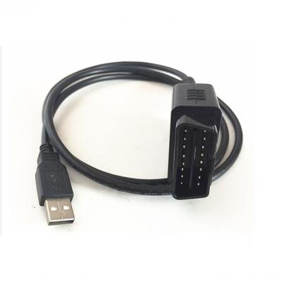 China Obd2 Cable , 16pin J1962m Obd2 To Usd Cable Price J1962m To Usb for sale