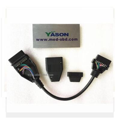 China Cable, OBD2 Male To Female Extension Cable 0.3m With Openable Connectors Price YS-J1962AS for sale