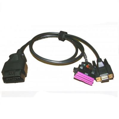 China OBD2 Interface Y Cable OBD2 Male To DB9F And OBD2F Price YS-DB9Y for sale