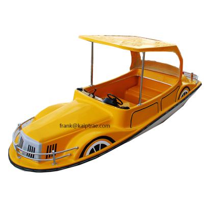 China Fiberglass Water Park Electric Water Car Boat For Sale for sale