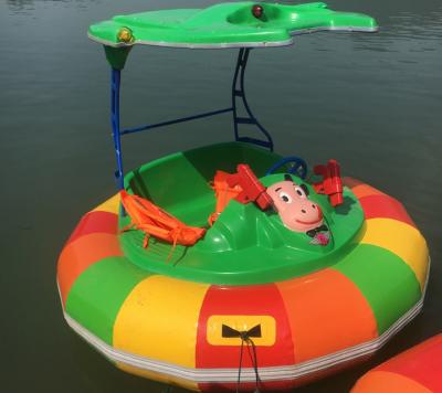 China New design cheap fiberglass electric bumper boat for water park for sale