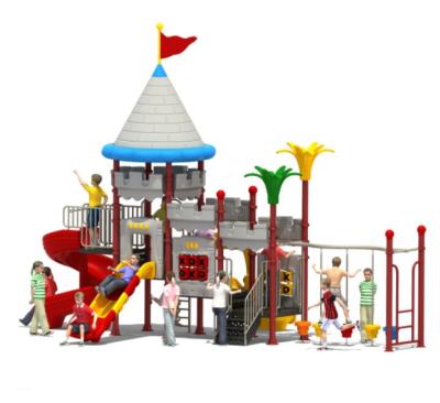 China Plastic Multifunctional Outdoor Playground Children Play Ware Sets Center for sale