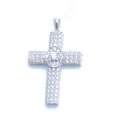 China Religious Fashion Personalized Jewelry Christian Cross Pendant Necklace Religious 925 Sterling Silver Custom Men's Pendants for sale