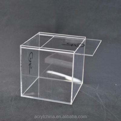 China Factory Sale Eco - Friendly Clear Acrylic Candy Box With Sliding Lid for sale