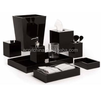 China Europe Customized Lucite Vanity Set Dressing Table Hotel Bathroom Vanity / Modern Bathroom Vanity Set for sale