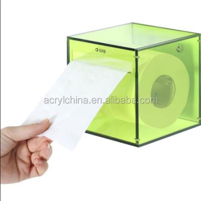 China Europe Tissue Box Acrylic Tissue Pumping Paper Gift Wholesale /PMMA Tissue Wholesale Creative Pumping Waterproof Simple European Home Box for sale