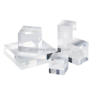 China Eco-friendly clear plexiglass ring display, pmma ring holder, acrylic jewelry display block for sale