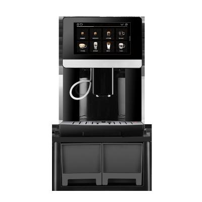 China Hotel 7 inch Big Display 20 Types Special Drinks Commercial Bean to Cup Super Automatic Coffee Machine for sale