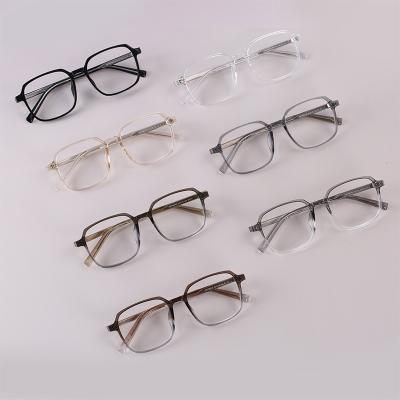 China New Fashion Sample Designer Eyeglass Frame Square High End Eyeglass Frames For Square Face for sale